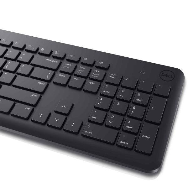 DELL KM3322W toetsenbord Inclusief muis RF Draadloos US International Zwart (KM3322W-R-INT)