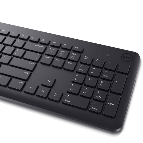 DELL KM3322W toetsenbord Inclusief muis RF Draadloos QWERTY UK International Zwart (KM3322W-R-UK)