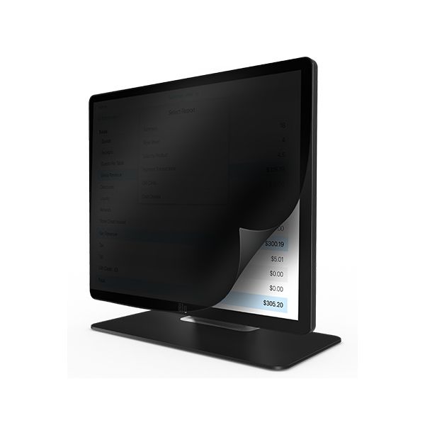 Elo Touch Solutions E352596 schermfilter Randloze privacyfilter voor schermen 48,3 cm (19") (E352596)