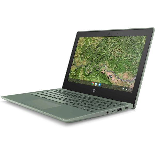 HP Chromebook 11A G8 EE 29,5 cm (11.6") HD AMD A4 A4-9120C 4 GB DDR4-SDRAM 32 GB eMMC Wi-Fi 5 (802.11ac) ChromeOS Groen (2D217EA#ABH)