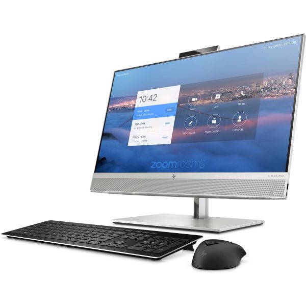 HP Collaboration G6 Intel® Core™ i5 68,6 cm (27") 2560 x 1440 Pixels Touchscreen 8 GB DDR4-SDRAM 128 GB SSD Alles-in-één-pc Windows 10 IoT Enterprise Wi-Fi 6 (802.11ax) Zilver (346B9AW#ABH)