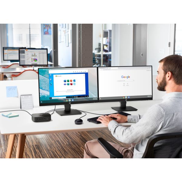 HP Chromebox G3 Intel® Core™ i7 i7-10610U 8 GB DDR4-SDRAM 128 GB SSD ChromeOS Mini PC Zwart (34D71EA#ABH)