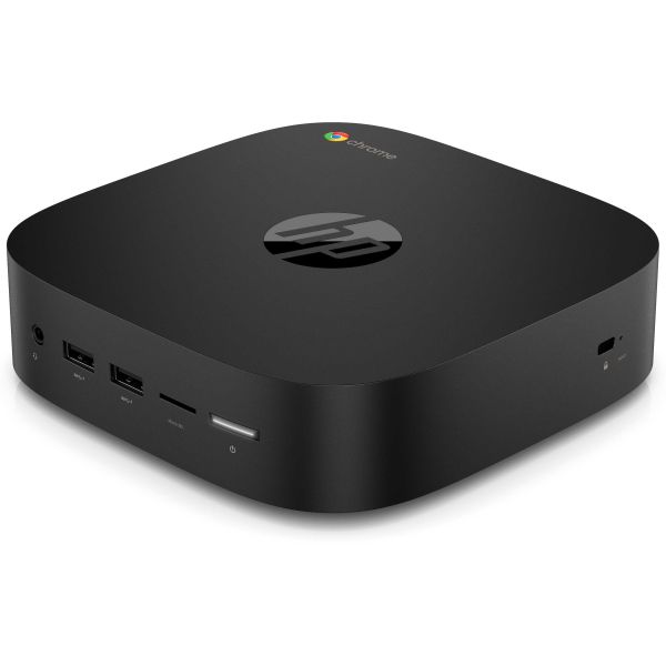 HP Chromebox G2 Mini PC Intel® Core™ i5 i5-7300U 8 GB DDR4-SDRAM 64 GB SSD ChromeOS Zwart (4BC68EA#ABH)