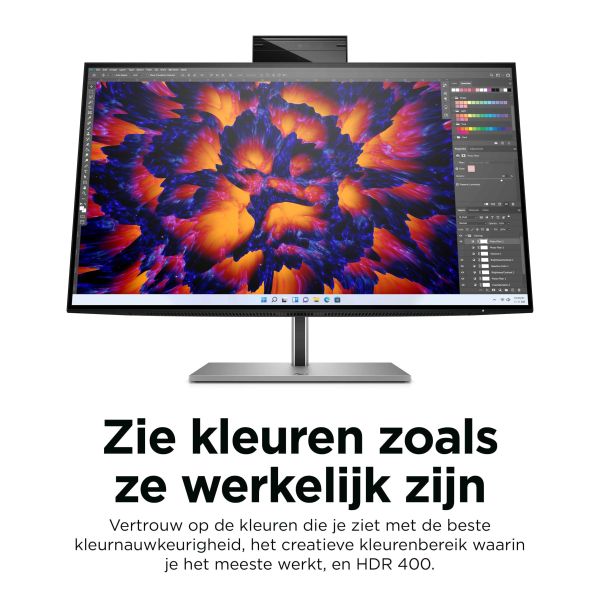HP Z24m G3 computer monitor 60,5 cm (23.8") 2560 x 1440 Pixels Quad HD Zilver (4Q8N4AA)
