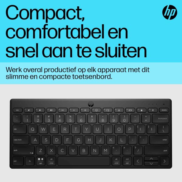 HP 355 compact Bluetooth-toetsenbord voor meerdere apparaten (692S9AA)