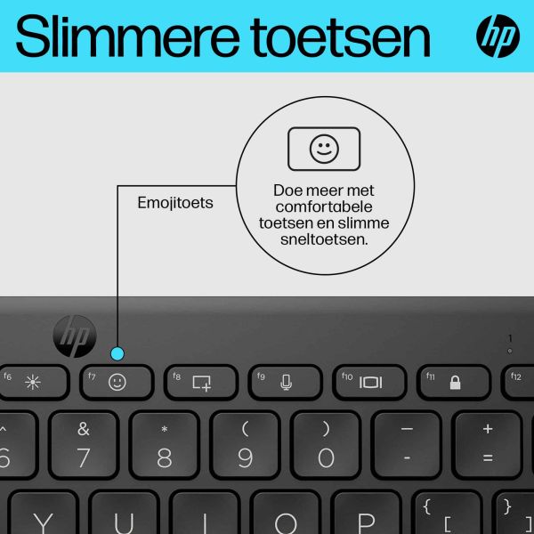 HP 355 compact Bluetooth-toetsenbord voor meerdere apparaten (692S9AA)