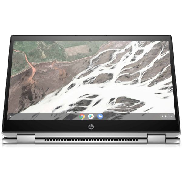 HP Chromebook x360 14 G1 35,6 cm (14") Touchscreen Full HD Intel® Pentium® Gold 4417U 8 GB DDR4-SDRAM 32 GB Flash Wi-Fi 5 (802.11ac) ChromeOS Zilver (6BP69EA#ABB)