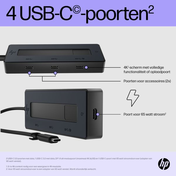 HP 4K USB-C Multiport Hub (6G843AA)