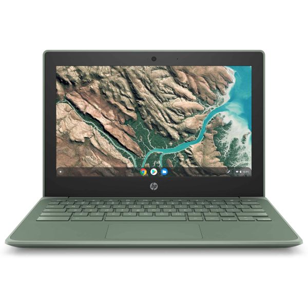 HP Chromebook 11 G8 EE 29,5 cm (11.6") Touchscreen HD Intel® Celeron® N4020 4 GB LPDDR4-SDRAM 32 GB eMMC Wi-Fi 5 (802.11ac) ChromeOS Groen (9VX68EA#ABH)