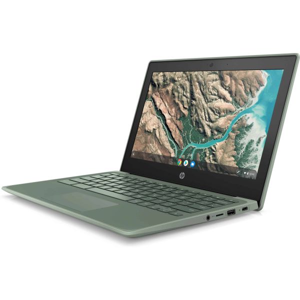 HP Chromebook 11 G8 EE 29,5 cm (11.6") Touchscreen HD Intel® Celeron® N4120 8 GB LPDDR4-SDRAM 32 GB eMMC Wi-Fi 5 (802.11ac) ChromeOS Groen (9VX75EA#ABH)  HP Chromebook 11 G8 EE 29,5 cm (11.6") Touchscreen HD Intel® Celeron® N4120 8 GB LPDDR4-SDRAM 32 GB eMMC Wi-Fi 5 (802.11ac) ChromeOS Groen (9VX75EA#ABH)