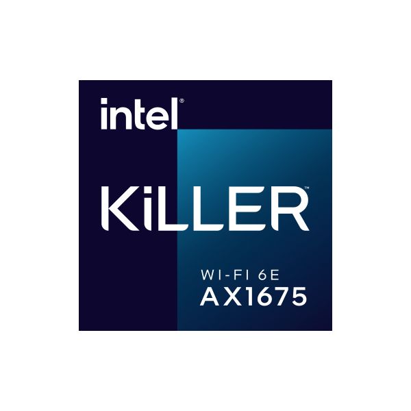 Intel Killer Wi-Fi 6E AX1675 Intern WLAN 2400 Mbit/s (AX210.D2WG.NVXC) Intel Killer Wi-Fi 6E AX1675 Intern WLAN 2400 Mbit/s (AX210.D2WG.NVXC)