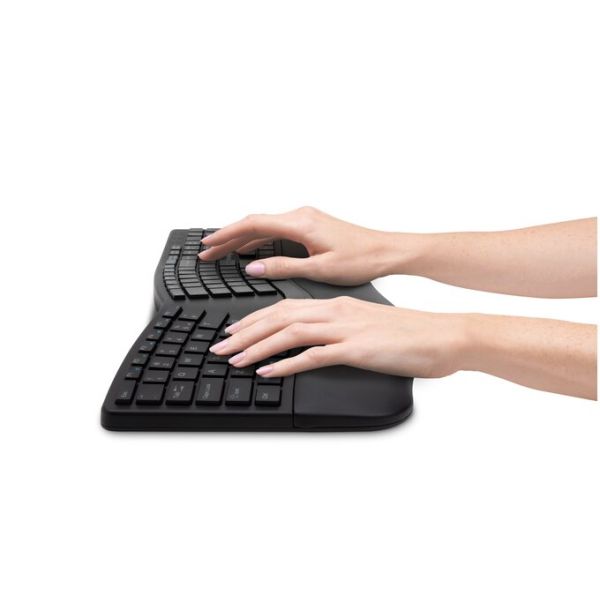 Kensington ProFit Ergo Wrlss toetsenbord RF draadloos + USB QWERTY Frans Zwart (K75401FR)