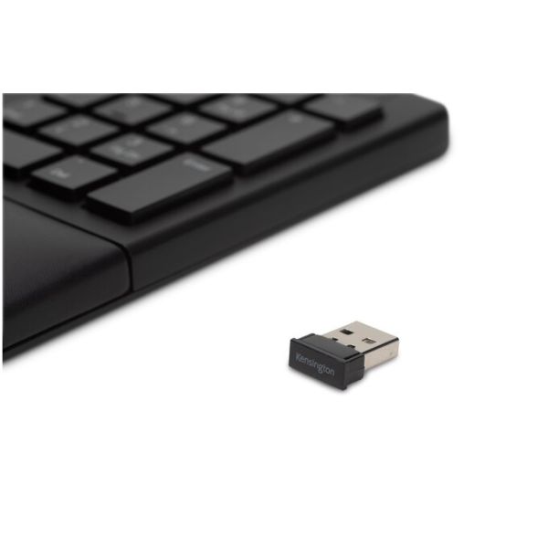 Kensington ProFit Ergo Wrlss toetsenbord RF draadloos + USB QWERTY Frans Zwart (K75401FR)