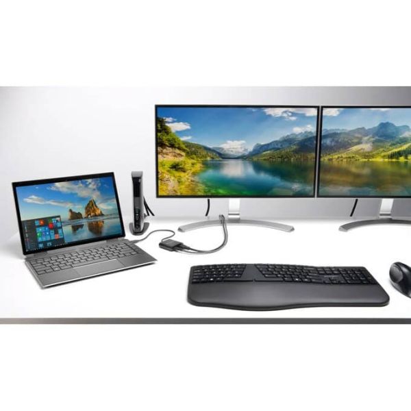 Kensington ProFit Ergo Wrlss toetsenbord RF draadloos + USB QWERTY Frans Zwart (K75401FR)