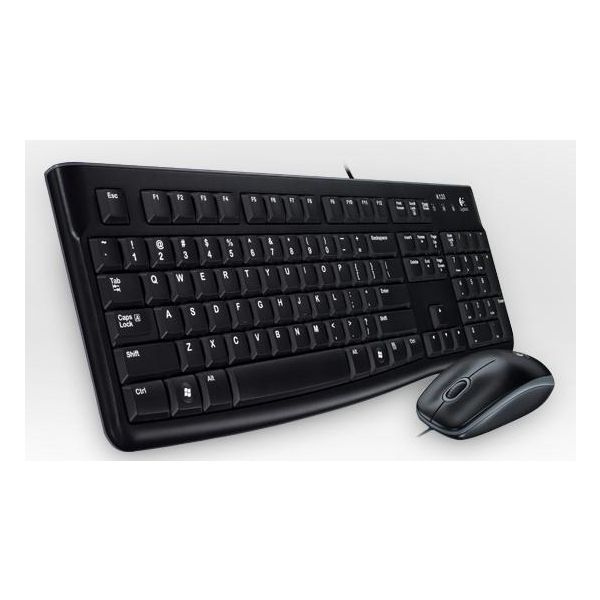 Logitech Desktop MK120 toetsenbord Inclusief muis USB QWERTY Portugees Zwart (920-002547)