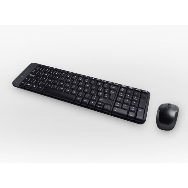 Logitech Wireless Combo MK220 toetsenbord Inclusief muis USB Portugees Zwart (920-003158)