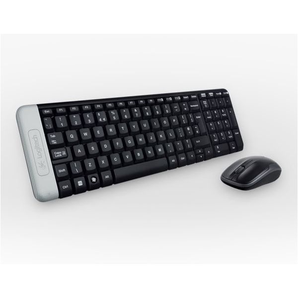Logitech Wireless Combo MK220 toetsenbord Inclusief muis USB Portugees Zwart (920-003158)