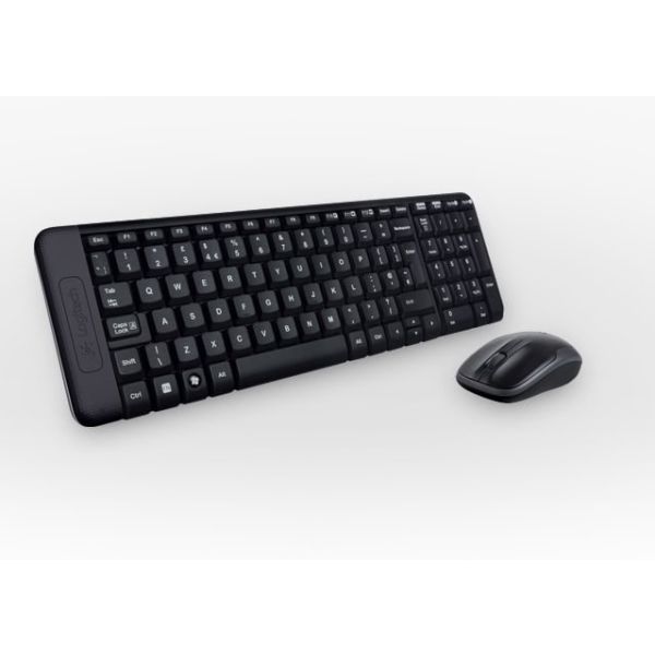 Logitech Wireless Combo MK220 toetsenbord Inclusief muis USB Portugees Zwart (920-003158)