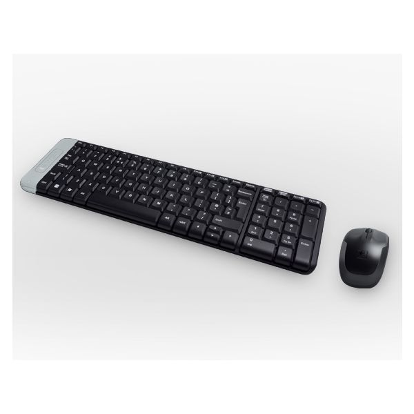 Logitech Wireless Combo MK220 toetsenbord Inclusief muis USB Portugees Zwart (920-003158)