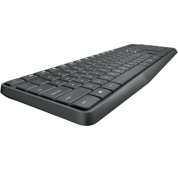 Logitech MK235 toetsenbord Inclusief muis RF Draadloos Portugees Grijs (920-007917)