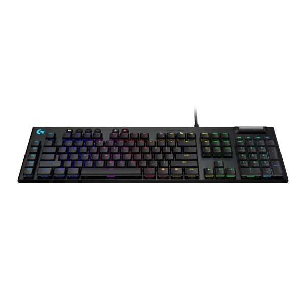 Logitech G G815 LIGHTSYNC RGB Mechanical Gaming Keyboard – GL Clicky toetsenbord USB Scandinavisch Koolstof (920-009092)