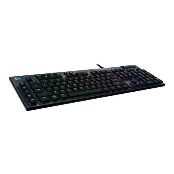 Logitech G G815 LIGHTSYNC RGB Mechanical Gaming Keyboard – GL Clicky toetsenbord USB Scandinavisch Koolstof (920-009092)