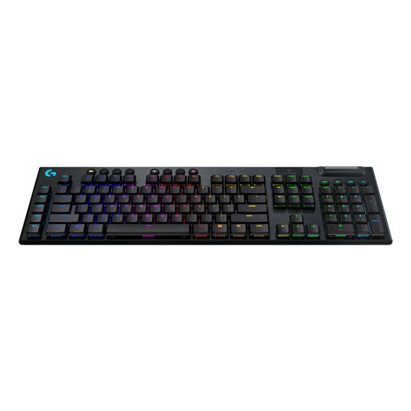 Logitech G G915 LIGHTSPEED Wireless RGB Mechanical Gaming Keyboard – GL Clicky toetsenbord RF-draadloos + Bluetooth Scandinavisch Koolstof (920-009108)