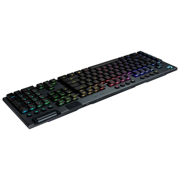Logitech G G915 LIGHTSPEED Wireless RGB Mechanical Gaming Keyboard – GL Clicky toetsenbord RF-draadloos + Bluetooth Scandinavisch Koolstof (920-009108)