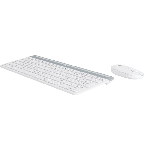 Logitech MK470 toetsenbord Inclusief muis RF Draadloos QWERTY Scandinavisch Wit (920-009201)