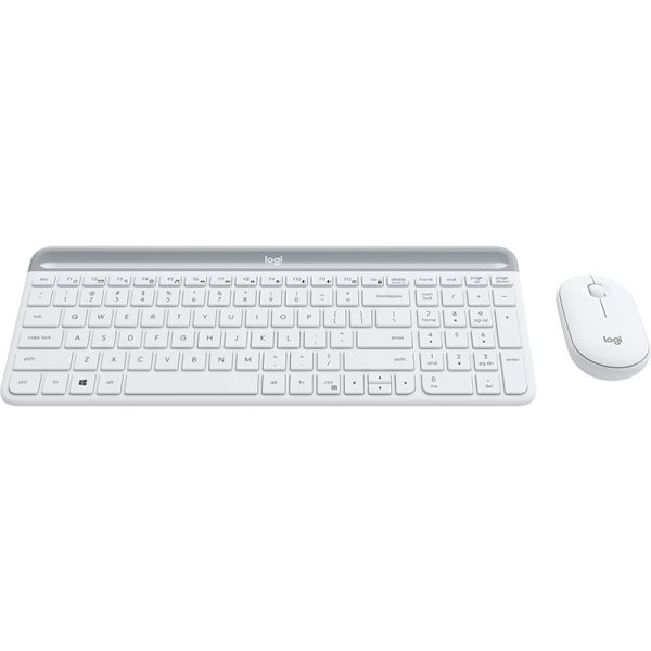 Logitech MK470 toetsenbord Inclusief muis RF Draadloos QWERTY Scandinavisch Wit (920-009201)
