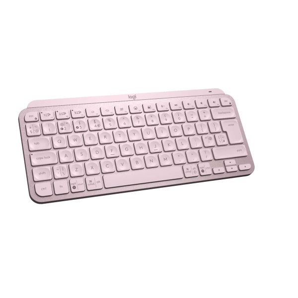 Logitech MX Keys Mini toetsenbord RF-draadloos + Bluetooth QWERTY Engels Roze (920-010497)  Logitech MX Keys Mini toetsenbord RF-draadloos + Bluetooth QWERTY Engels Roze (920-010497)