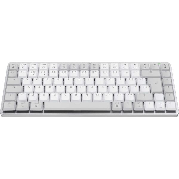 Logitech MX Mini Mechanical for Mac toetsenbord Bluetooth QWERTY Amerikaans Engels Grijs, Wit (920-010798)