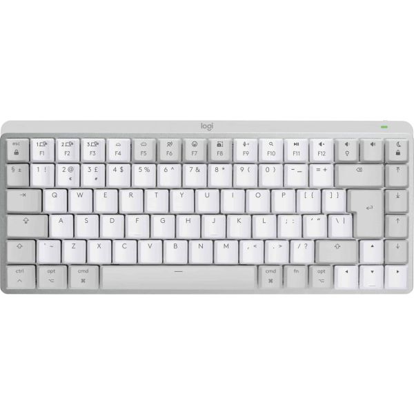 Logitech MX Mini Mechanical for Mac toetsenbord Bluetooth QWERTY Amerikaans Engels Grijs, Wit (920-010798)