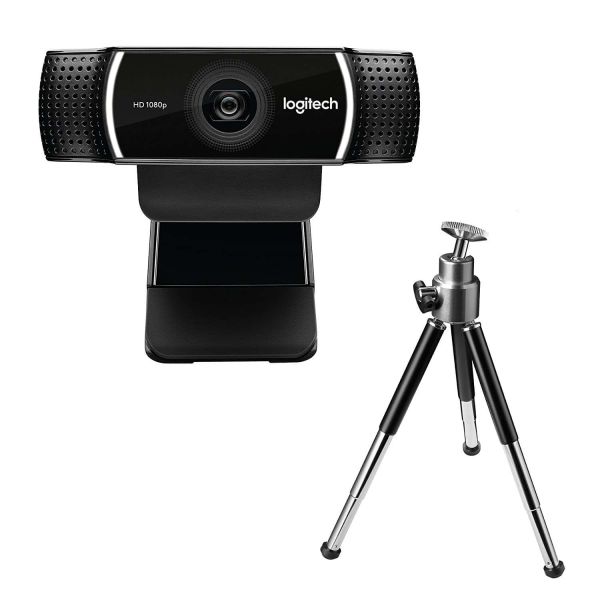Logitech C922 webcam 1920 x 1080 Pixels USB Zwart (960-001181)