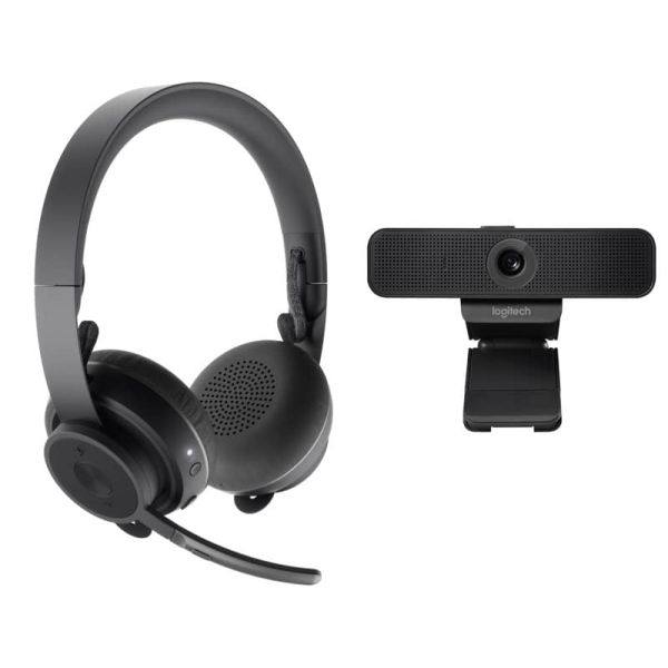 Logitech Persoonlijke Video Collaboration Kit - Zone Wireless + C925e-webcam (991-000311)
