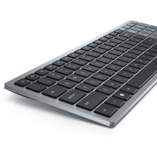 DELL KB740 toetsenbord RF-draadloos + Bluetooth QWERTY US International Grijs, Zwart (KB740-GY-R-INT)