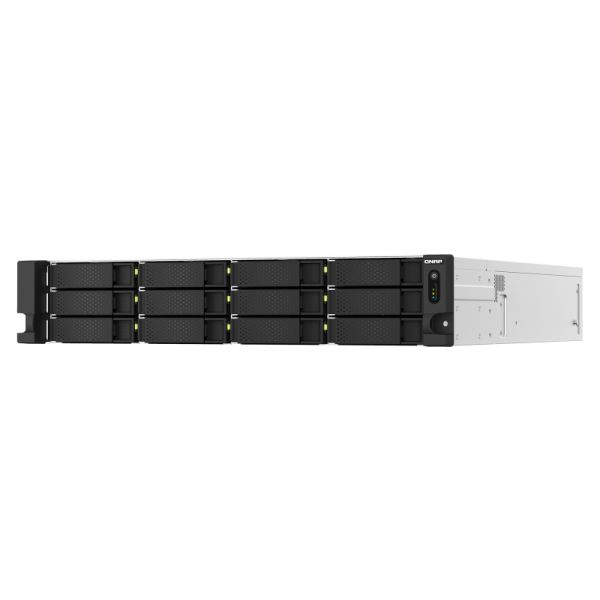 QNAP TS-h1887XU-RP NAS Rack (2U) Ethernet LAN Zwart, Wit E-2334 (TSH1887XURPE233416G)
