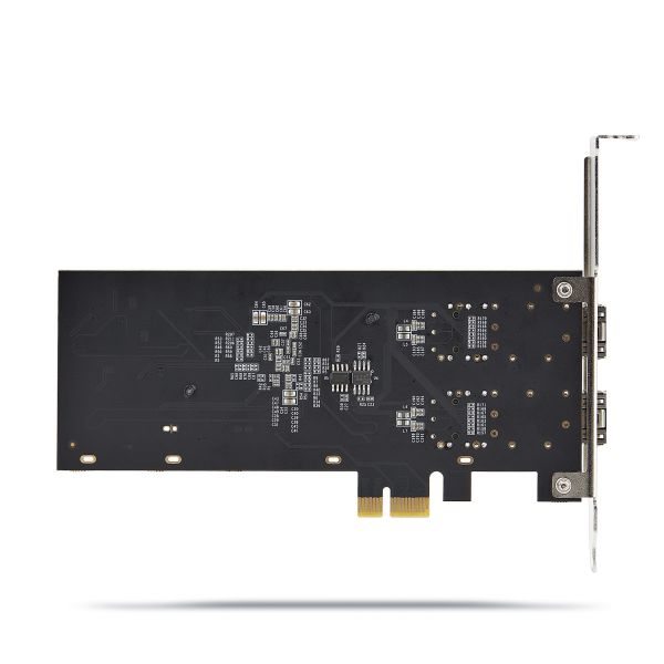 StarTech.com 2-Port GbE SFP Netwerkkaart, PCIe 2.0 x1, Intel I350-AM2 2x 1GbE Controller, 1000BASE Koper/Glasvezel, Dual-Port Gigabit Ethernet NIC, Desktop/Server Backplanes, Windows en Linux Compatibel (P021GI-NETWORK-CARD)