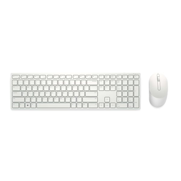DELL KM5221W-WH toetsenbord Inclusief muis RF Draadloos QZERTY US International Wit (KM5221W-WH-INT)