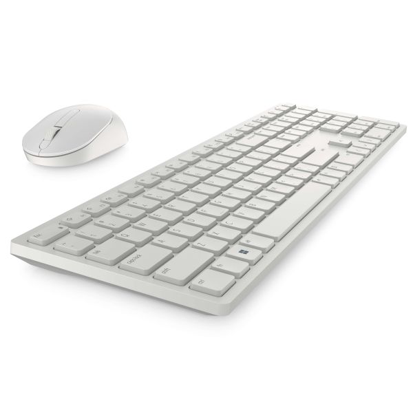 DELL KM5221W-WH toetsenbord Inclusief muis RF Draadloos QZERTY US International Wit (KM5221W-WH-INT)