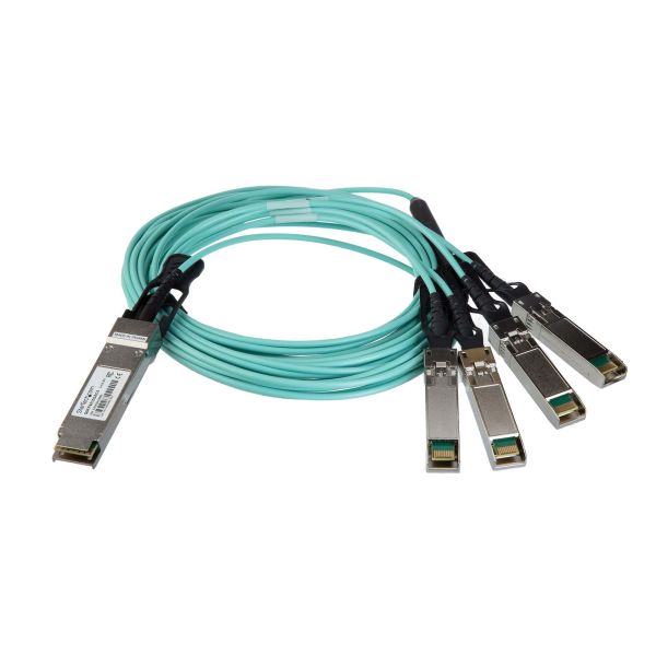 StarTech.com QSFP+ optische Breakout kabel - actief - Cisco QSFP-4X10G-AOC3M compatibel - 3m (QSFP4X10GAO3)
