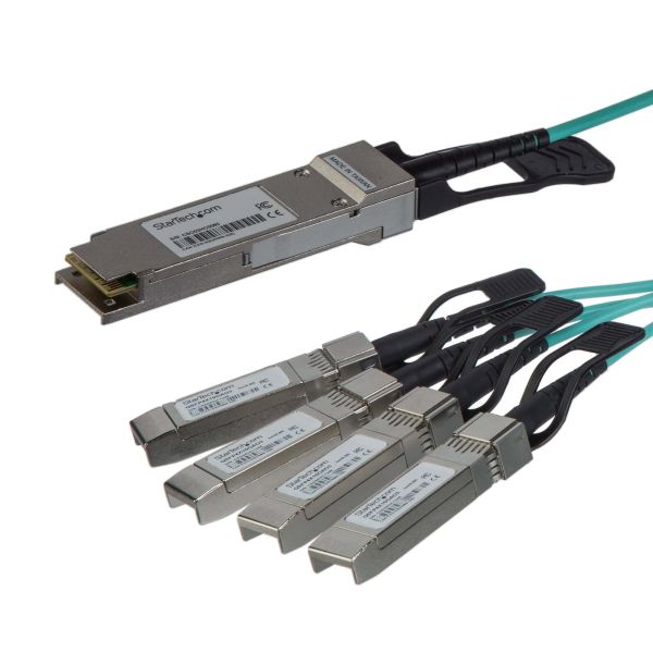 StarTech.com QSFP+ optische breakout kabel - actief - Cisco QSFP-4X10G-AOC7M compatibel - 7 m (QSFP4X10GAO7)