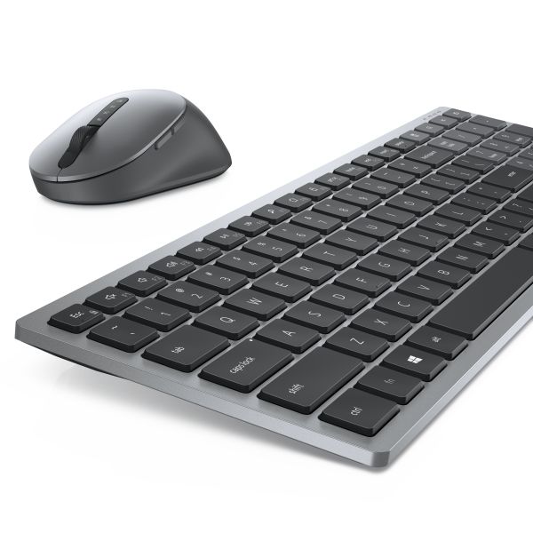 DELL Draadloze toetsenbord en muis voor meerdere apparaten - KM7120W - VS internationaal (QWERTY) (KM7120W-GY-INT)