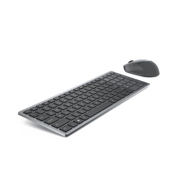 DELL Draadloze toetsenbord en muis voor meerdere apparaten - KM7120W - VS internationaal (QWERTY) (KM7120W-GY-INT)