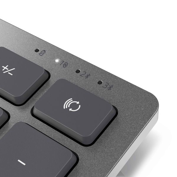 DELL KM7120W toetsenbord Inclusief muis RF-draadloos + Bluetooth QWERTY Grijs, Titanium (KM7120W-GY-UK)