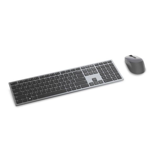 DELL Premier draadloos toetsenbord en muis voor meerdere apparaten - KM7321W - VS int'l (QWERTY) (KM7321WGY-INT)