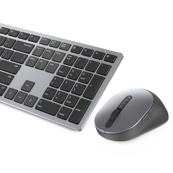 DELL Premier draadloos toetsenbord en muis voor meerdere apparaten - KM7321W - VS int'l (QWERTY) (KM7321WGY-INT)