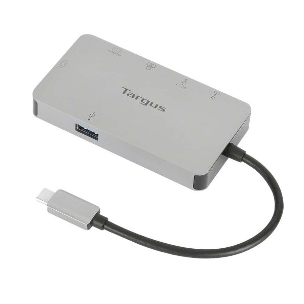 Targus DOCK419EU laptop dock & poortreplicator Bedraad USB 3.2 Gen 1 (3.1 Gen 1) Type-C Grijs (DOCK419EU)