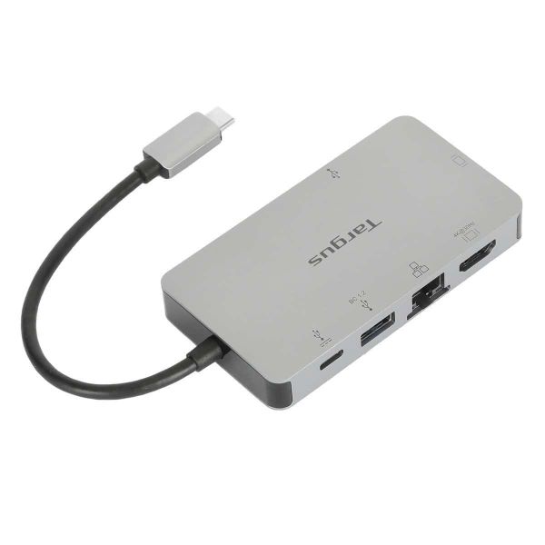 Targus DOCK419EU laptop dock & poortreplicator Bedraad USB 3.2 Gen 1 (3.1 Gen 1) Type-C Grijs (DOCK419EU)