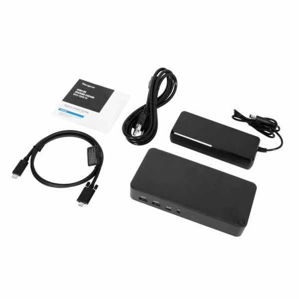 Targus DOCK460EUZ laptop dock & poortreplicator Bedraad USB4 Zwart (DOCK460EUZ)